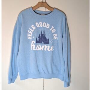 Disney Feels Good To Be Home Blue Sweater